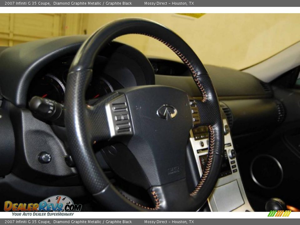 2007 Infiniti G 35 Coupe Diamond Graphite Metallic / Graphite Black Photo #17
