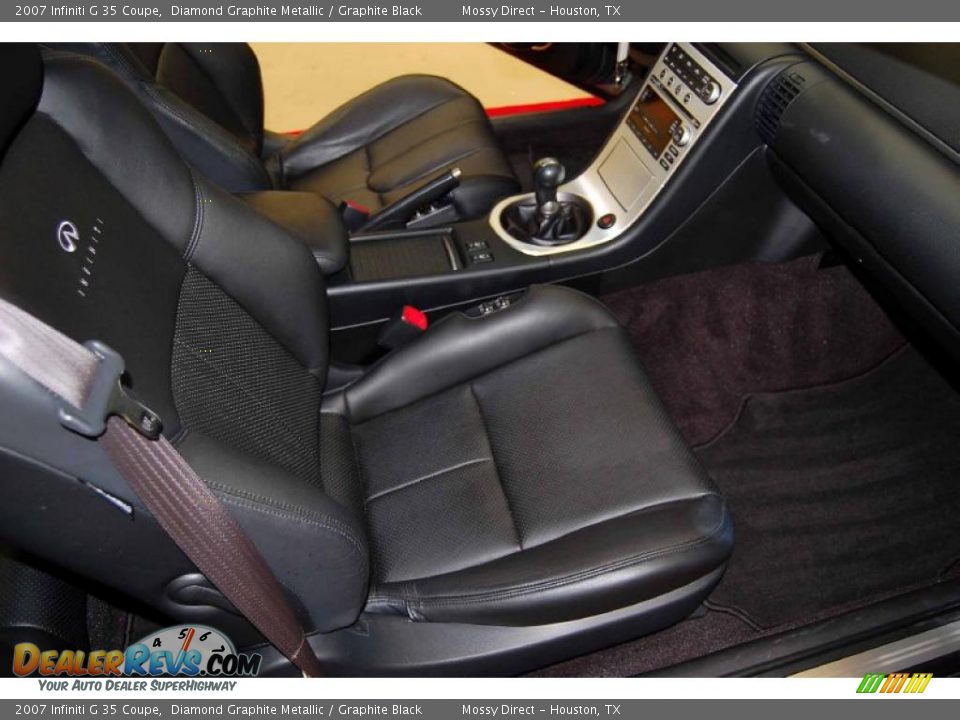 2007 Infiniti G 35 Coupe Diamond Graphite Metallic / Graphite Black Photo #23