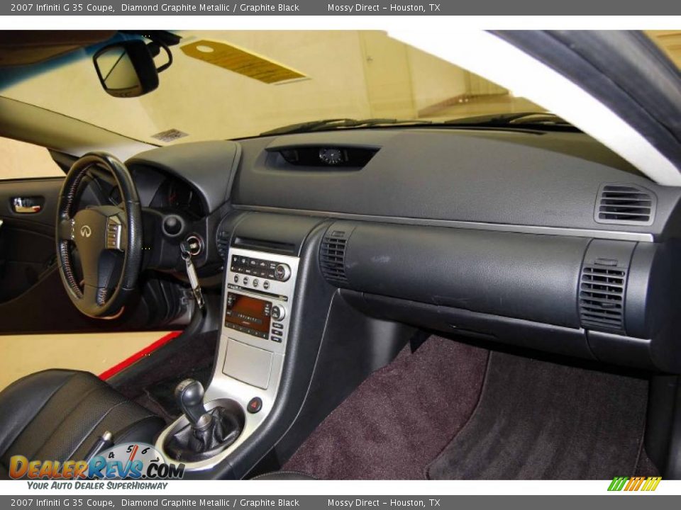 2007 Infiniti G 35 Coupe Diamond Graphite Metallic / Graphite Black Photo #24