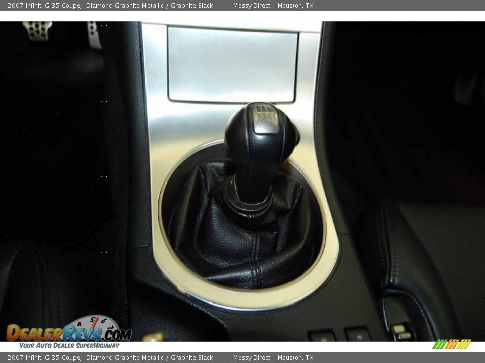 2007 Infiniti G 35 Coupe Diamond Graphite Metallic / Graphite Black Photo #25