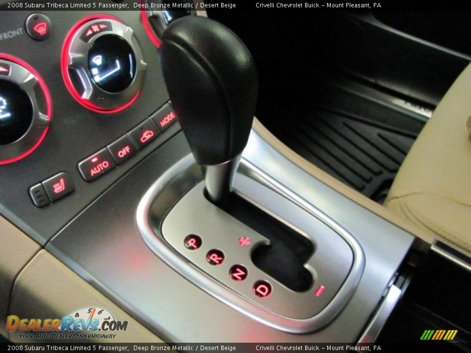 2008 Subaru Tribeca Limited 5 Passenger Deep Bronze Metallic / Desert Beige Photo #27