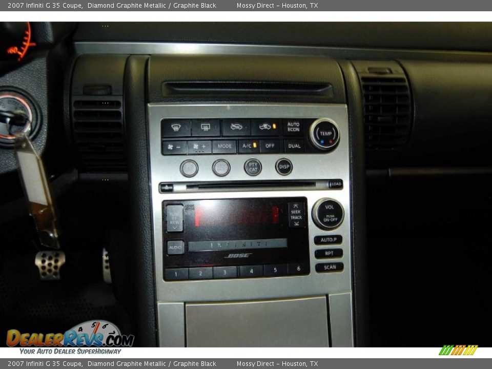 2007 Infiniti G 35 Coupe Diamond Graphite Metallic / Graphite Black Photo #26