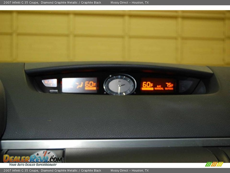 2007 Infiniti G 35 Coupe Diamond Graphite Metallic / Graphite Black Photo #27