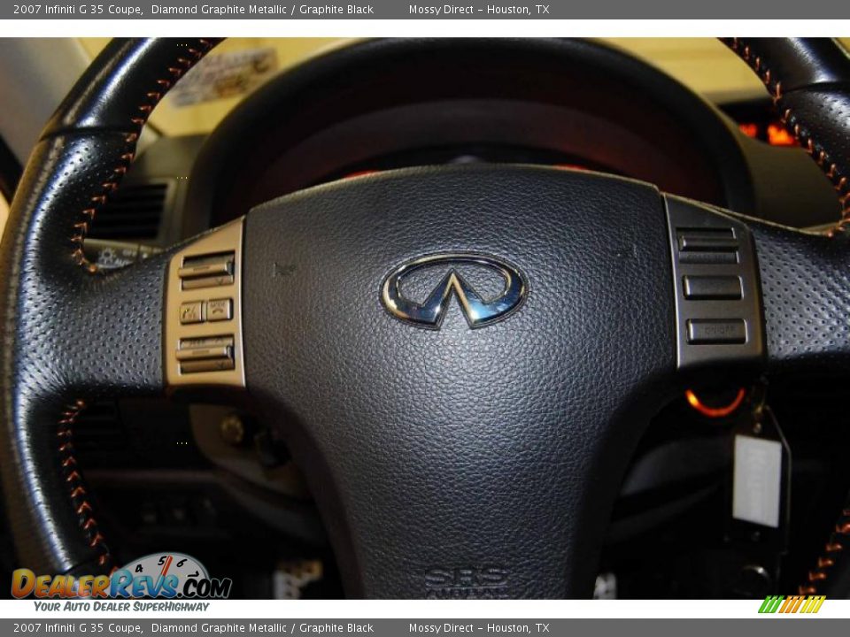 2007 Infiniti G 35 Coupe Diamond Graphite Metallic / Graphite Black Photo #28