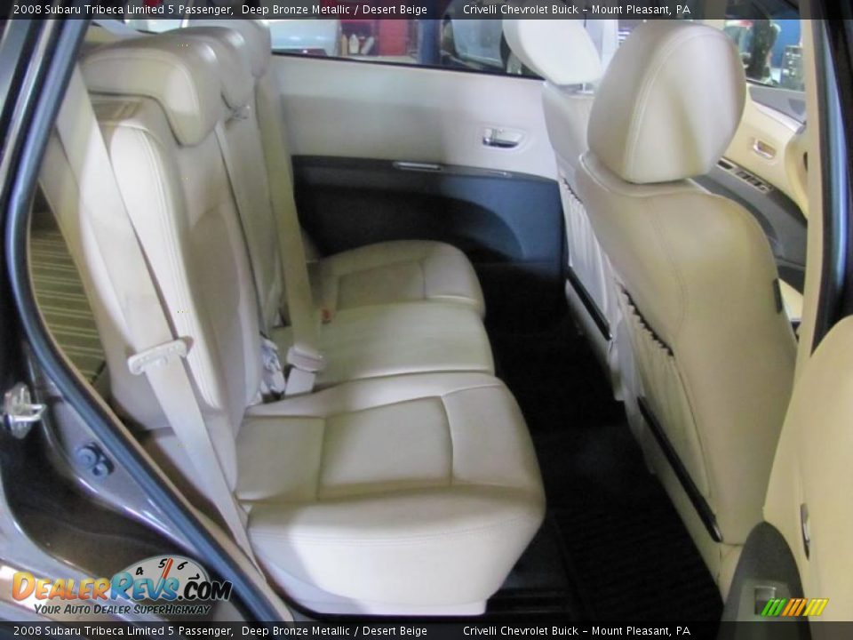 2008 Subaru Tribeca Limited 5 Passenger Deep Bronze Metallic / Desert Beige Photo #31