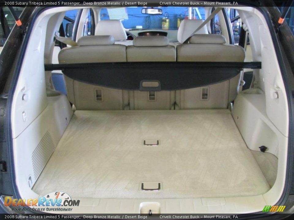 2008 Subaru Tribeca Limited 5 Passenger Deep Bronze Metallic / Desert Beige Photo #36