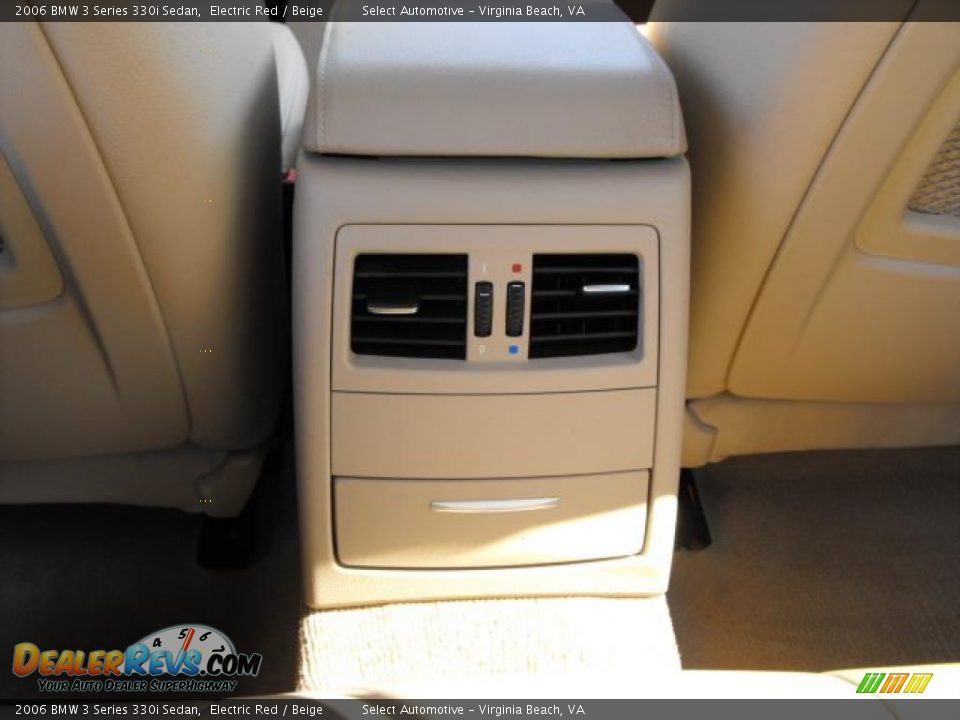 2006 BMW 3 Series 330i Sedan Electric Red / Beige Photo #17
