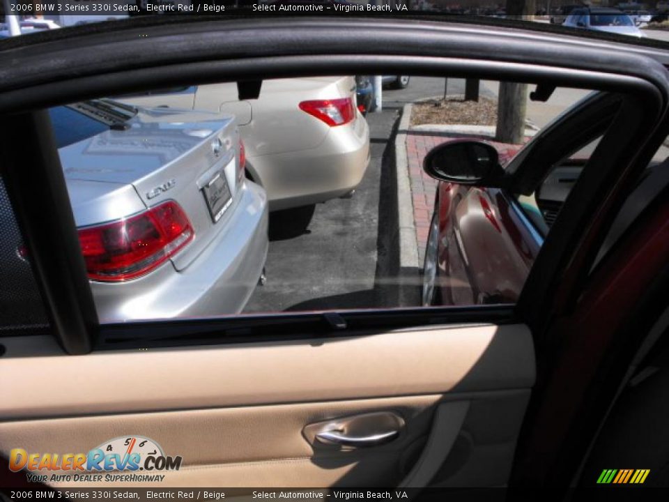 2006 BMW 3 Series 330i Sedan Electric Red / Beige Photo #20