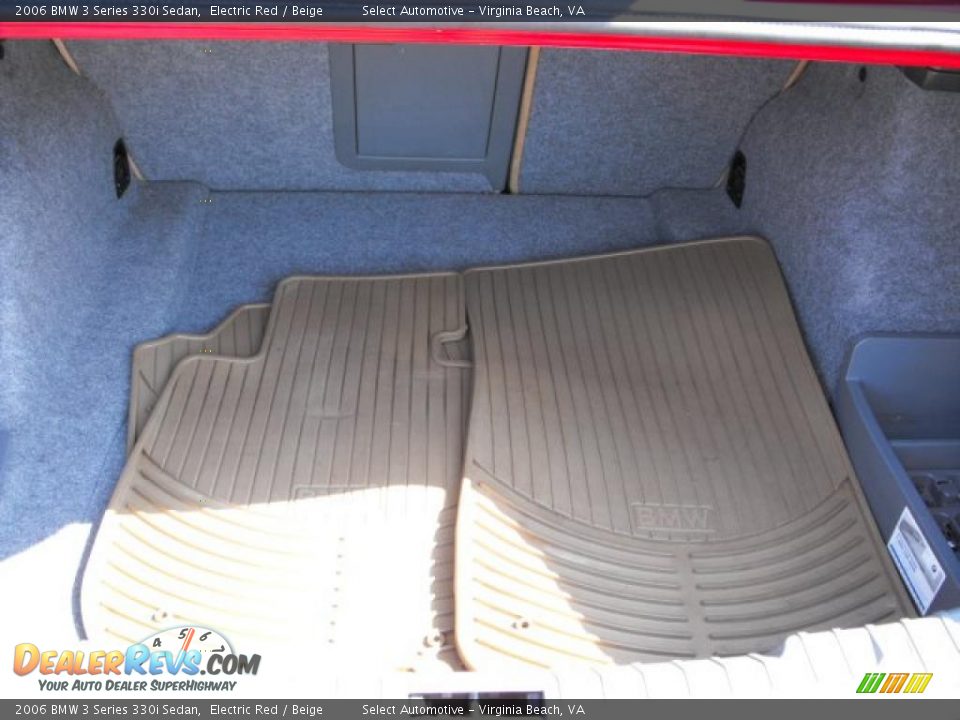 2006 BMW 3 Series 330i Sedan Electric Red / Beige Photo #21