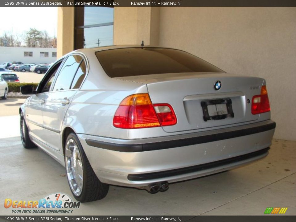 1999 BMW 3 Series 328i Sedan Titanium Silver Metallic / Black Photo #5