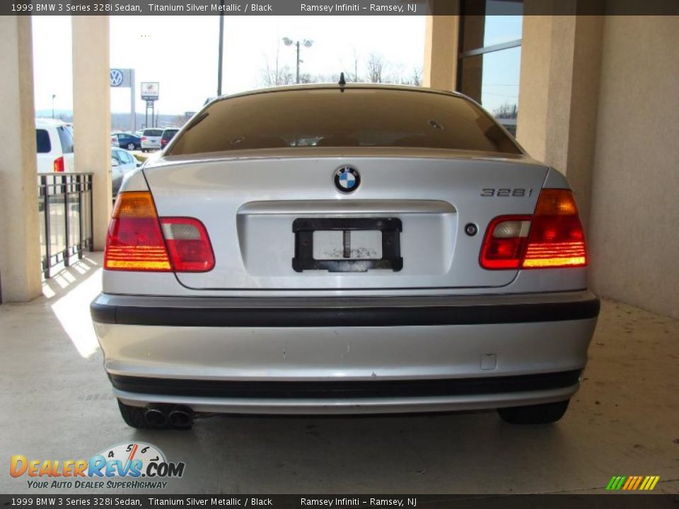 1999 BMW 3 Series 328i Sedan Titanium Silver Metallic / Black Photo #6