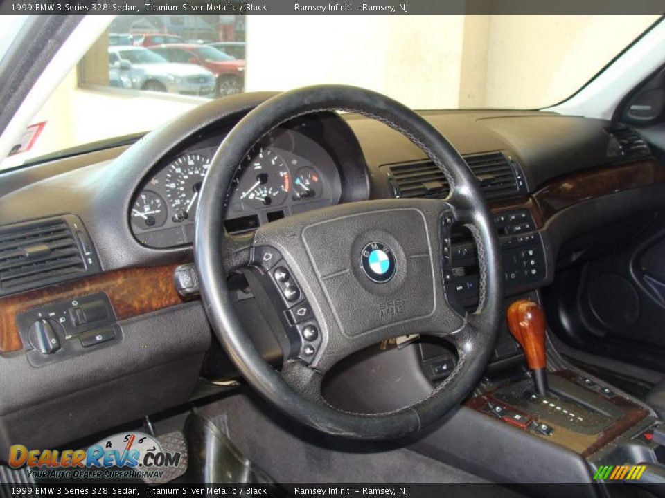 1999 BMW 3 Series 328i Sedan Titanium Silver Metallic / Black Photo #11