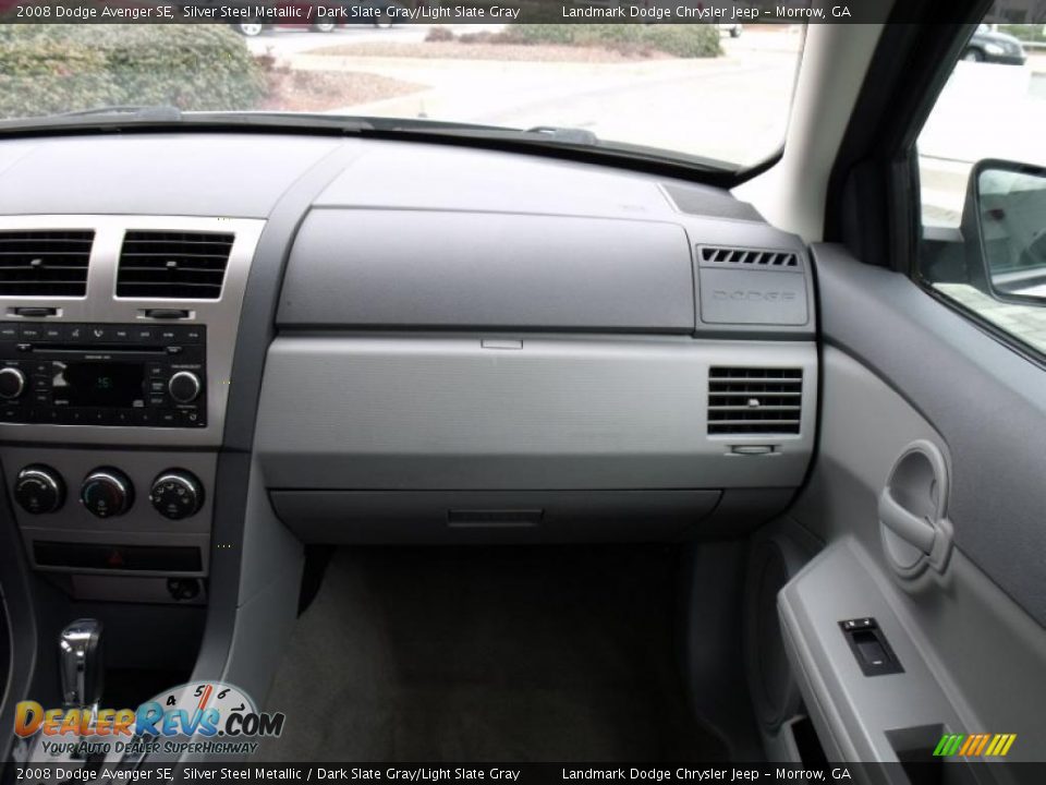 2008 Dodge Avenger SE Silver Steel Metallic / Dark Slate Gray/Light Slate Gray Photo #19