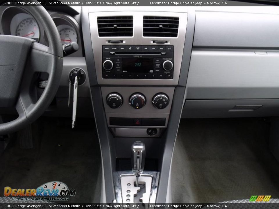 2008 Dodge Avenger SE Silver Steel Metallic / Dark Slate Gray/Light Slate Gray Photo #20