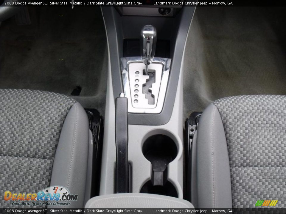2008 Dodge Avenger SE Silver Steel Metallic / Dark Slate Gray/Light Slate Gray Photo #21