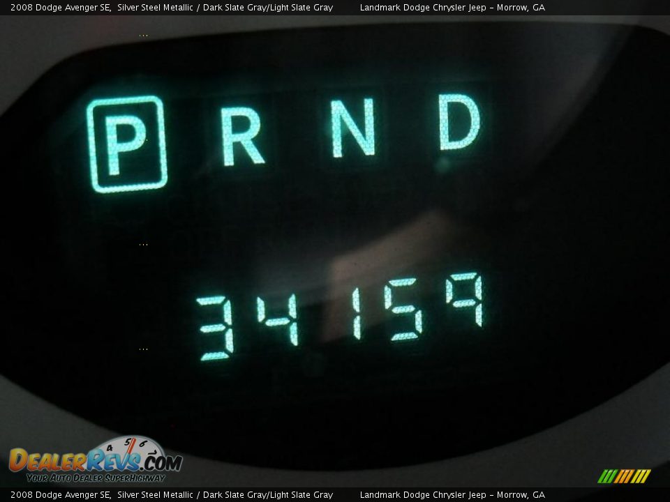 2008 Dodge Avenger SE Silver Steel Metallic / Dark Slate Gray/Light Slate Gray Photo #26