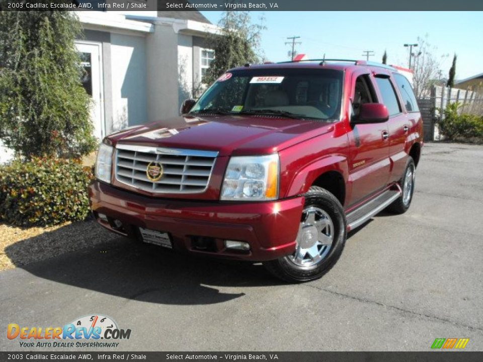 2003 Cadillac Escalade AWD Infra Red / Shale Photo #1