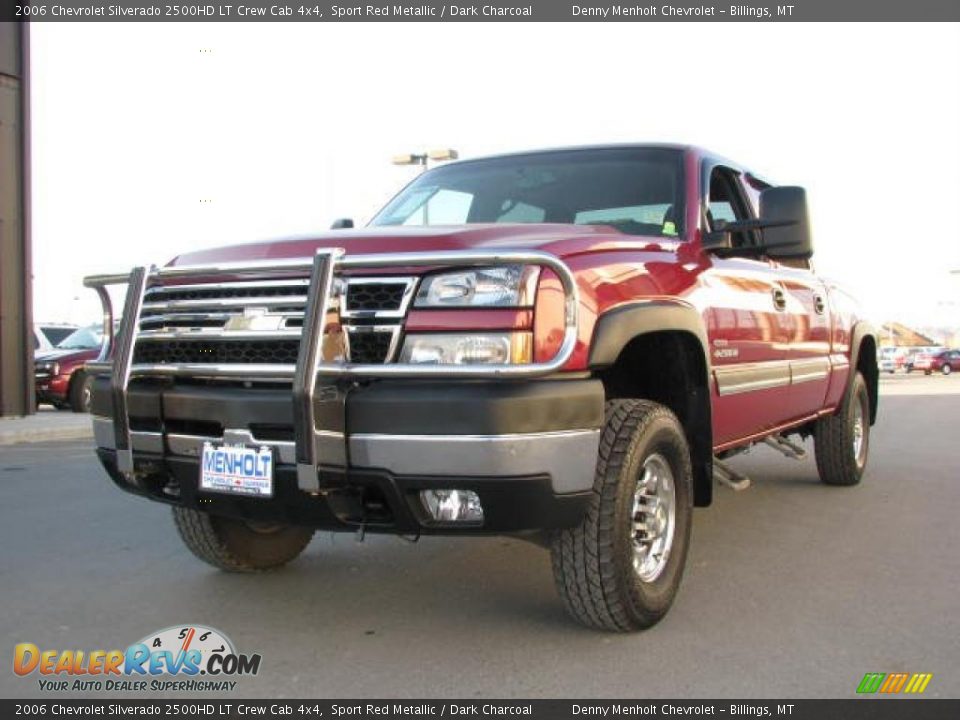 2006 Chevrolet Silverado 2500HD LT Crew Cab 4x4 Sport Red Metallic / Dark Charcoal Photo #2