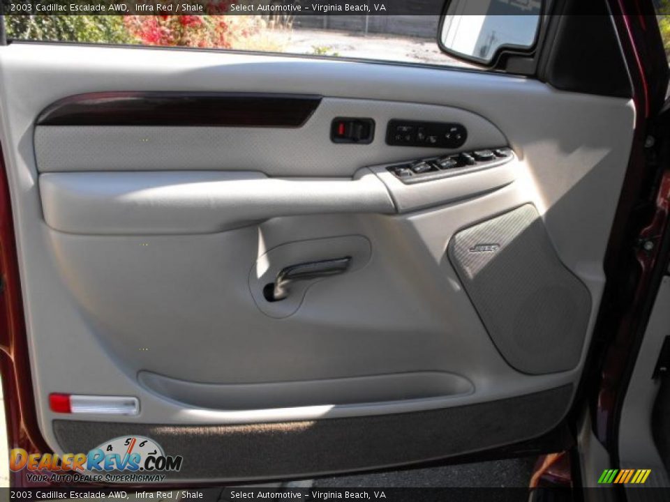 2003 Cadillac Escalade AWD Infra Red / Shale Photo #12