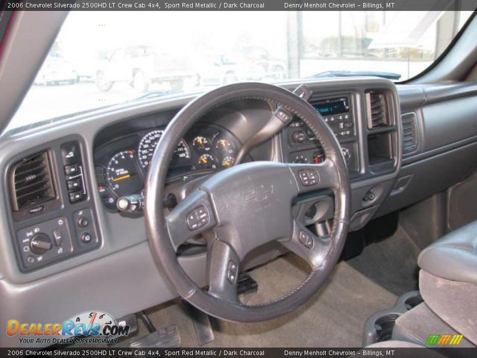 2006 Chevrolet Silverado 2500HD LT Crew Cab 4x4 Sport Red Metallic / Dark Charcoal Photo #6