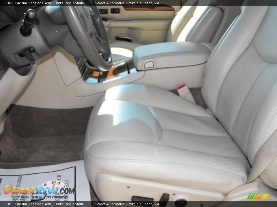 2003 Cadillac Escalade AWD Infra Red / Shale Photo #15