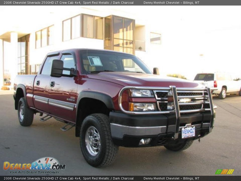 2006 Chevrolet Silverado 2500HD LT Crew Cab 4x4 Sport Red Metallic / Dark Charcoal Photo #9