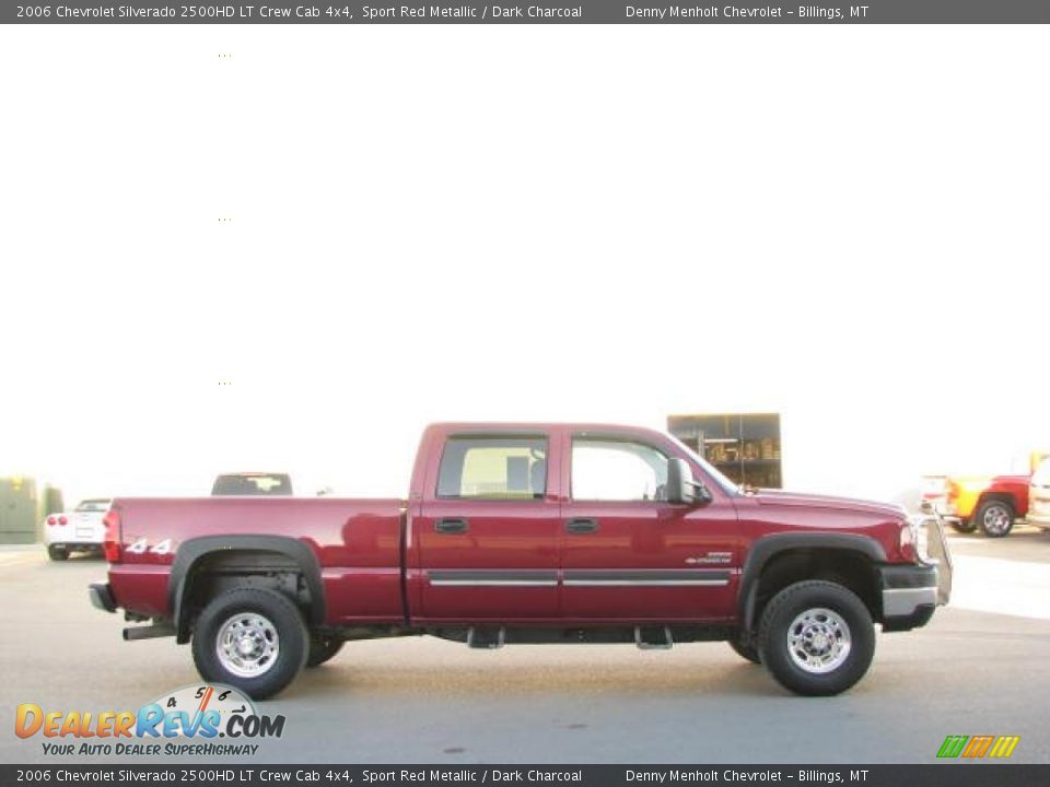 2006 Chevrolet Silverado 2500HD LT Crew Cab 4x4 Sport Red Metallic / Dark Charcoal Photo #11
