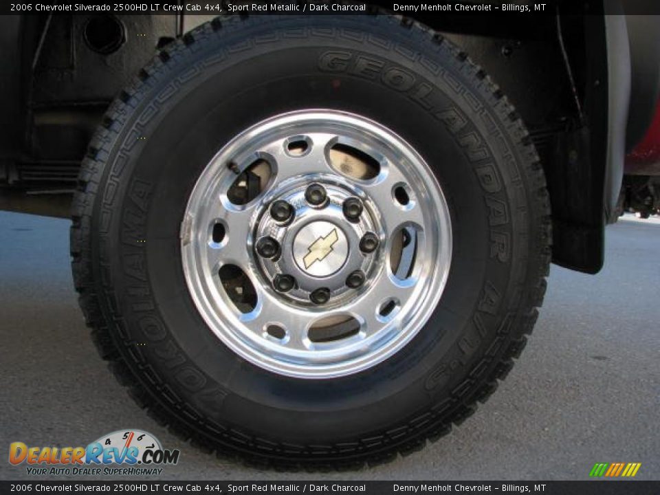 2006 Chevrolet Silverado 2500HD LT Crew Cab 4x4 Sport Red Metallic / Dark Charcoal Photo #14