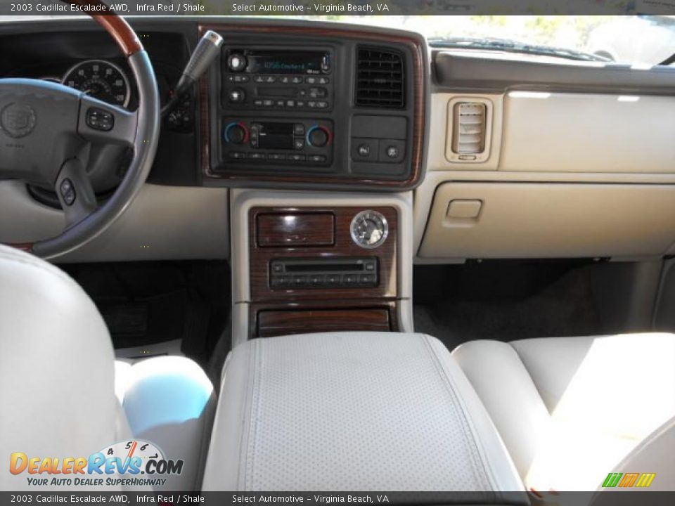2003 Cadillac Escalade AWD Infra Red / Shale Photo #21