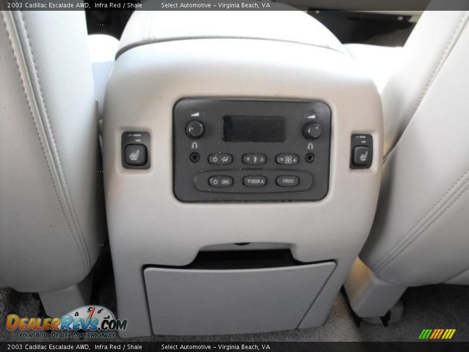 2003 Cadillac Escalade AWD Infra Red / Shale Photo #22