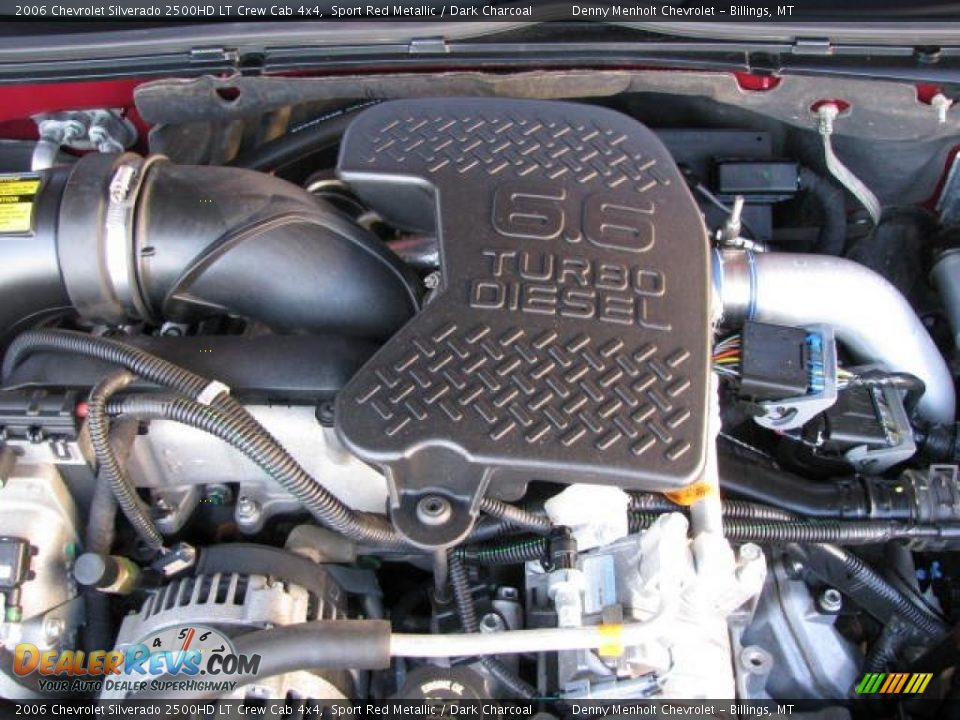 2006 Chevrolet Silverado 2500HD LT Crew Cab 4x4 Sport Red Metallic / Dark Charcoal Photo #16