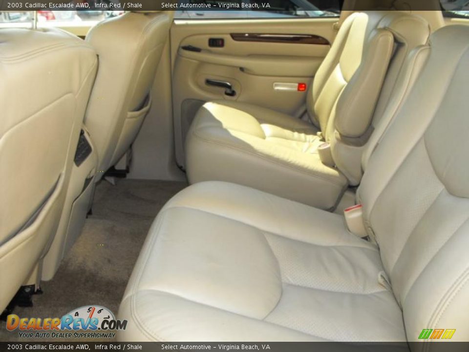 2003 Cadillac Escalade AWD Infra Red / Shale Photo #23
