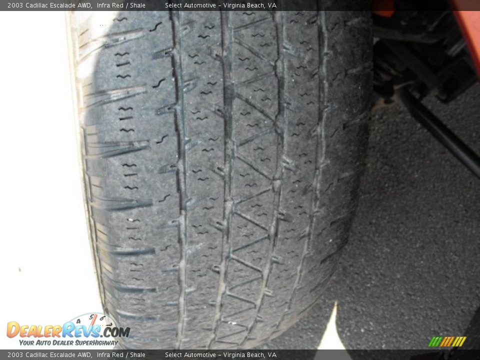 2003 Cadillac Escalade AWD Infra Red / Shale Photo #25