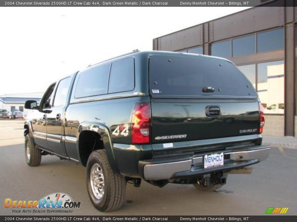 2004 Chevrolet Silverado 2500HD LT Crew Cab 4x4 Dark Green Metallic / Dark Charcoal Photo #3