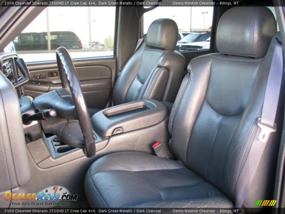2004 Chevrolet Silverado 2500HD LT Crew Cab 4x4 Dark Green Metallic / Dark Charcoal Photo #4