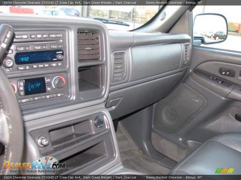 2004 Chevrolet Silverado 2500HD LT Crew Cab 4x4 Dark Green Metallic / Dark Charcoal Photo #7