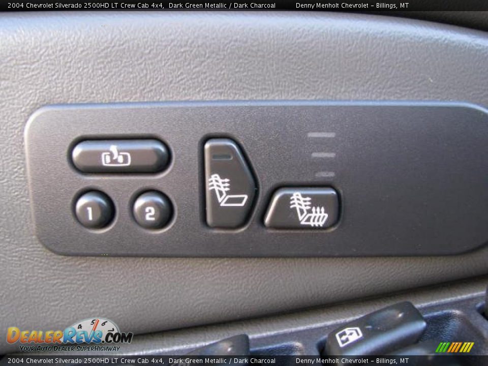 2004 Chevrolet Silverado 2500HD LT Crew Cab 4x4 Dark Green Metallic / Dark Charcoal Photo #14