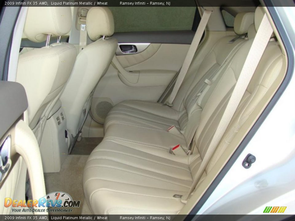2009 Infiniti FX 35 AWD Liquid Platinum Metallic / Wheat Photo #7