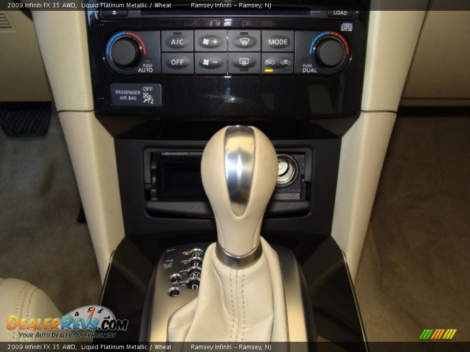 2009 Infiniti FX 35 AWD Liquid Platinum Metallic / Wheat Photo #13