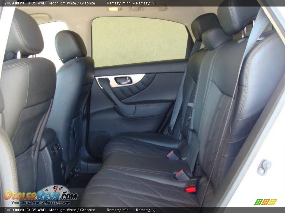2009 Infiniti FX 35 AWD Moonlight White / Graphite Photo #7