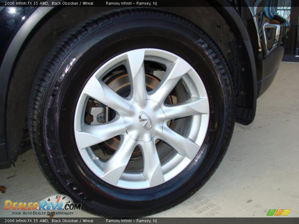 2006 Infiniti FX 35 AWD Black Obsidian / Wheat Photo #4