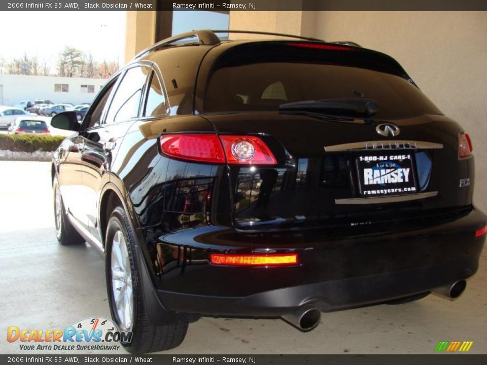 2006 Infiniti FX 35 AWD Black Obsidian / Wheat Photo #5