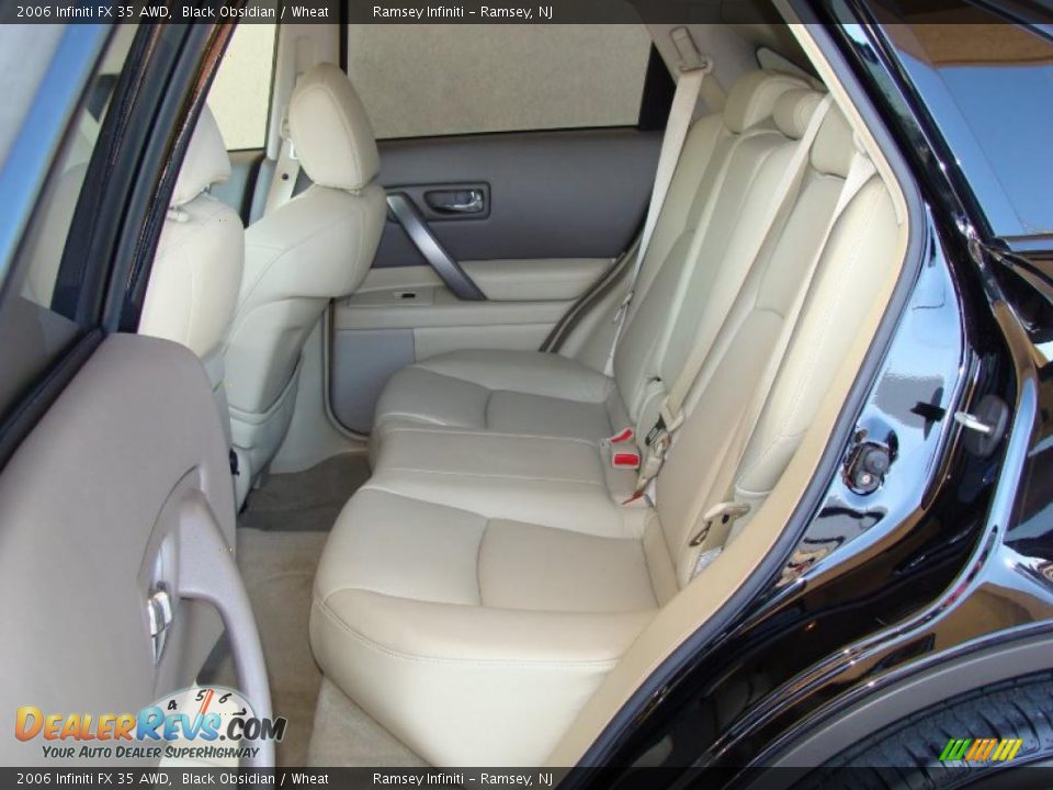 2006 Infiniti FX 35 AWD Black Obsidian / Wheat Photo #7