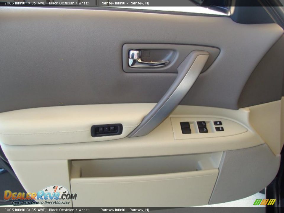 2006 Infiniti FX 35 AWD Black Obsidian / Wheat Photo #9