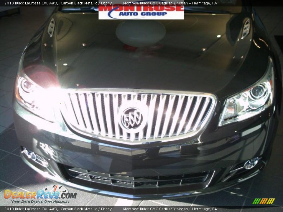 2010 Buick LaCrosse CXL AWD Carbon Black Metallic / Ebony Photo #4