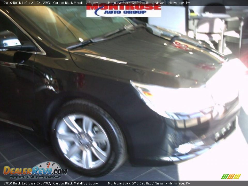 2010 Buick LaCrosse CXL AWD Carbon Black Metallic / Ebony Photo #5
