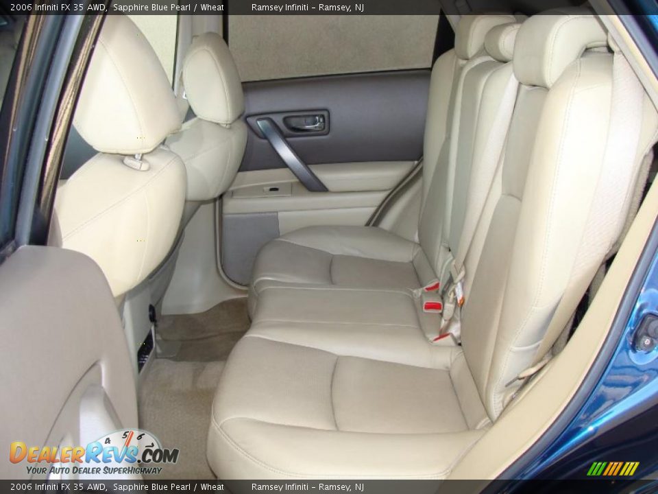 2006 Infiniti FX 35 AWD Sapphire Blue Pearl / Wheat Photo #6