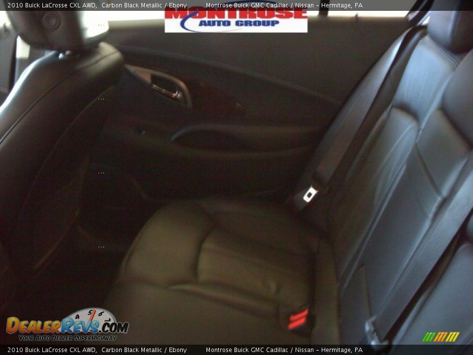 2010 Buick LaCrosse CXL AWD Carbon Black Metallic / Ebony Photo #24