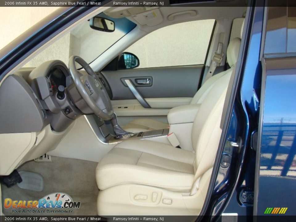 2006 Infiniti FX 35 AWD Sapphire Blue Pearl / Wheat Photo #8