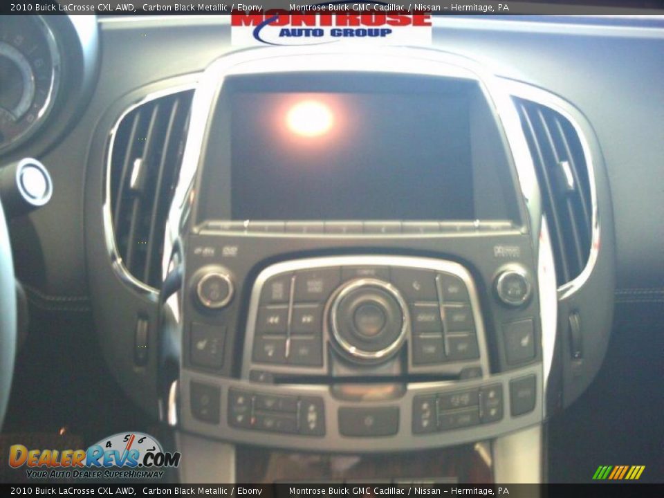 2010 Buick LaCrosse CXL AWD Carbon Black Metallic / Ebony Photo #26
